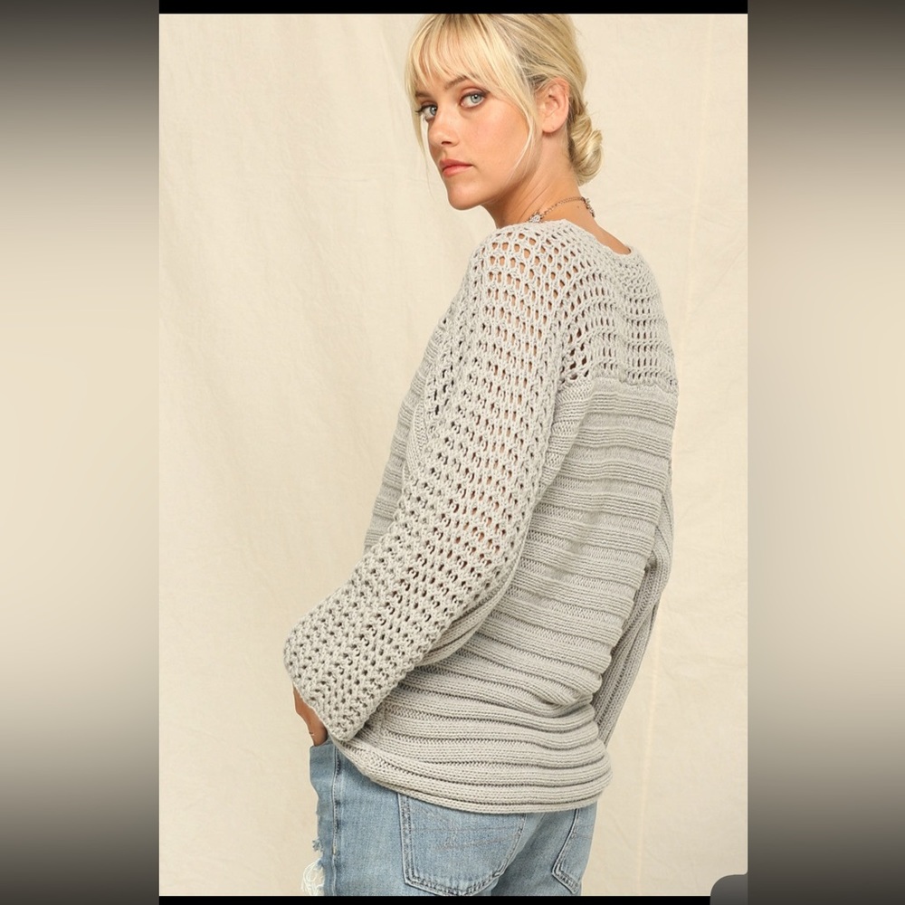 KYEMI OPEN KNIT SWEATER ❤️NEW COLLECTION IN STORES❤️ - Picture 3 of 4